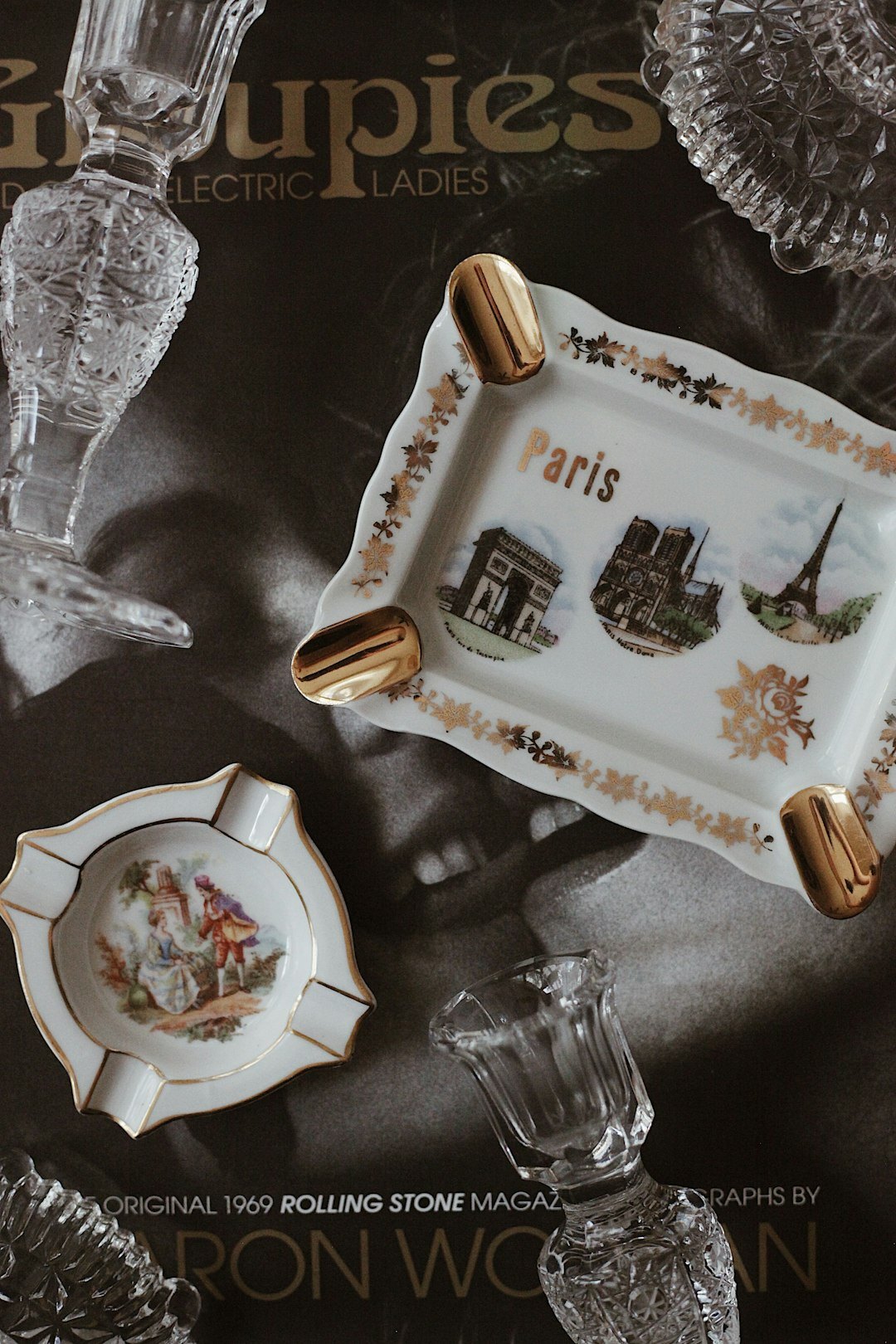 vintage ashtray ads
